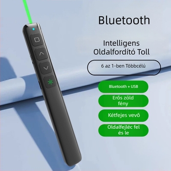 Skycolor Bluetooth oldalsó lapozó toll PPT projekcióhoz és elektronikus fehér táblához – ABS anyag, tanároknak