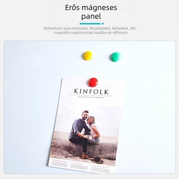 Fehér tábla és parafa tábla kombináció fotófalhoz, üzenetekhez és naptárhoz – egyoldalas panel