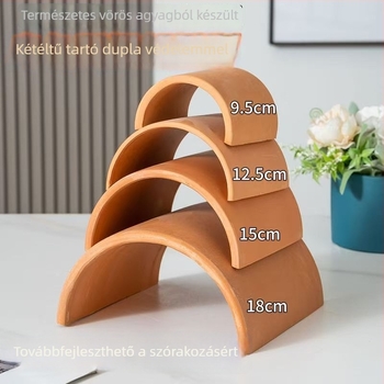 Teknősház dekoráció: dupla bejáratú menedék, természetes csempe terasz, hatszögletű barlang és mászó konstrukció akváriumhoz