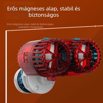 Akváriumhoz hullámképző pumpa – csendes működés, vákuumos rögzítés, anti-reverse áramlás
