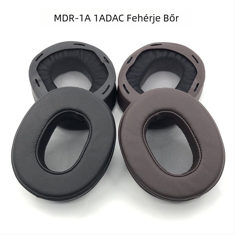 Műbőr tok Sony MDR-1A/1ADAC fülhallgatókhoz, 1R és 1RBT kompatibilis, puha és kényelmes védelem