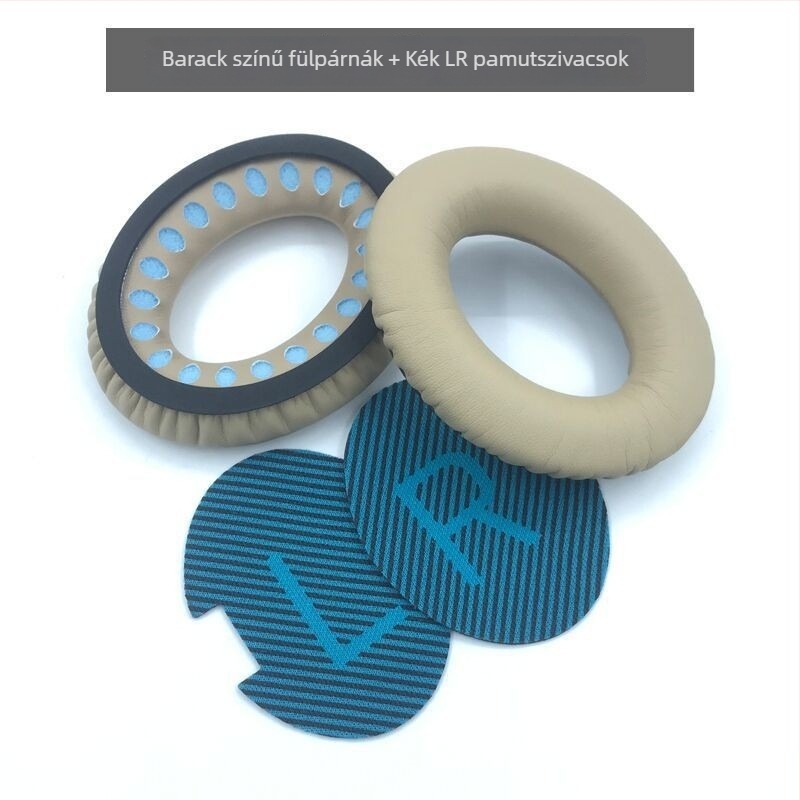 Mesterséges bőr fülpárna borítás Bose SoundTrue AE2, IW, QC15, QC25, QC35 fejhallgatóhoz — puha anyag, egyszerű felhelyezés