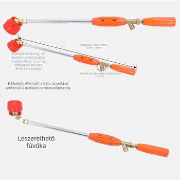 Rozsdamentes acélból készült gyümölcsfa permetező elektromos otthoni kertészkedéshez