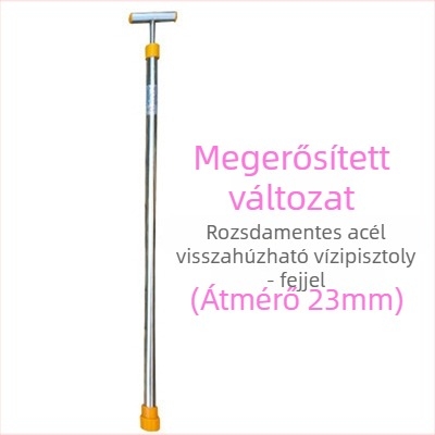 Kézi permetező kertre teleszkópos hosszú rúddal, rozsdamentes acélból