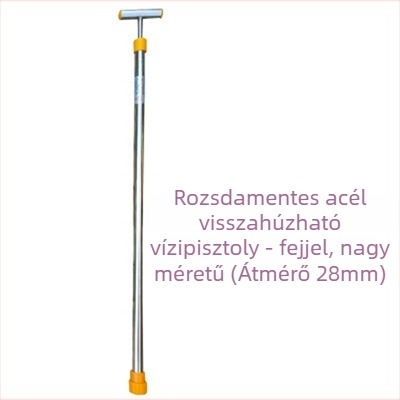 Kézi permetező kertre teleszkópos hosszú rúddal, rozsdamentes acélból