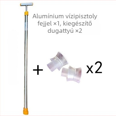 Kézi permetező kertre teleszkópos hosszú rúddal, rozsdamentes acélból