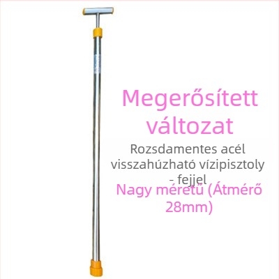 Kézi permetező kertre teleszkópos hosszú rúddal, rozsdamentes acélból