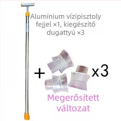 Kézi permetező kertre teleszkópos hosszú rúddal, rozsdamentes acélból