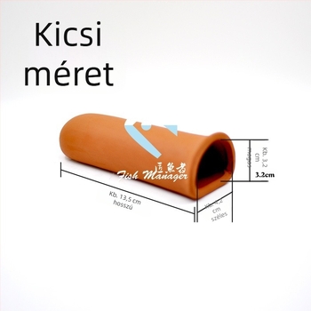 Kerámiából készült szaporító tartály kiterjesztett rejtekhellyel Sailfin Betta, Panda Gourami és Horseface Gourami számára