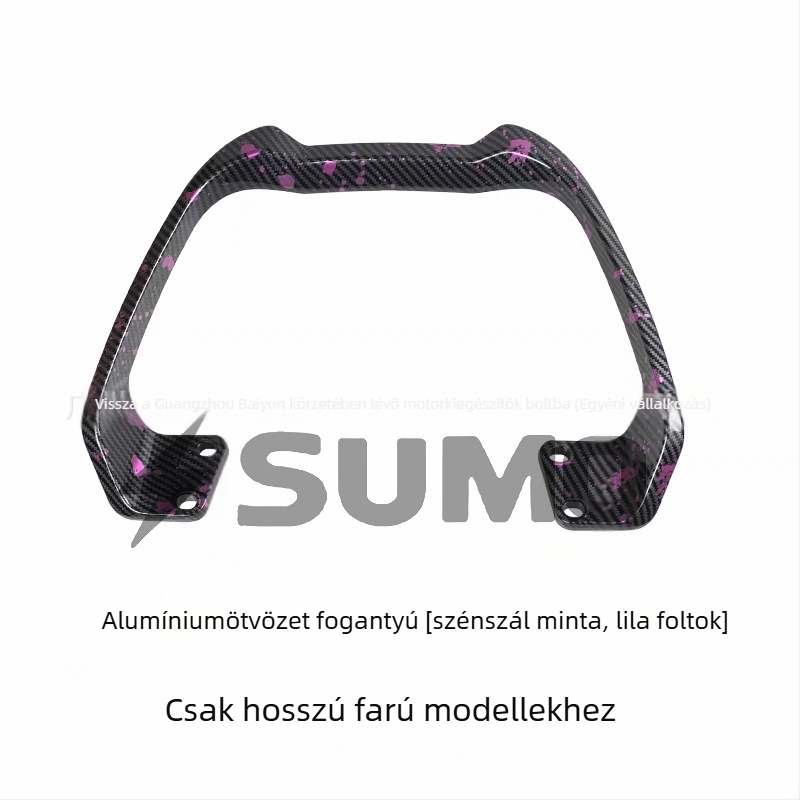 Elektromos motorkerékpár hátsó támasz/karfa — alumíniumötvözet, kompatibil Polar AE4I hosszú far-modellhez, telepítés nem destruktív