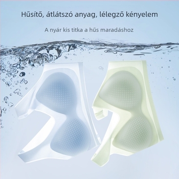 Nyári új vékony vezeték nélküli melltartó, összeszűkítő hatással, szép hátsó rész, integrált kosárral, varrat nélküli, ultra vékony, légáteresztő wrap-dizájn