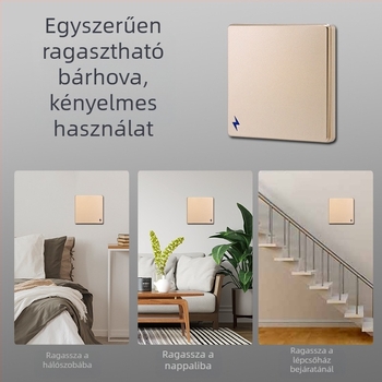ZKRLLF Vezeték nélküli falkapcsoló, 220V, CE tanúsítvány, alkalmas otthonra/irodára/hotelre, -20°C–80°C