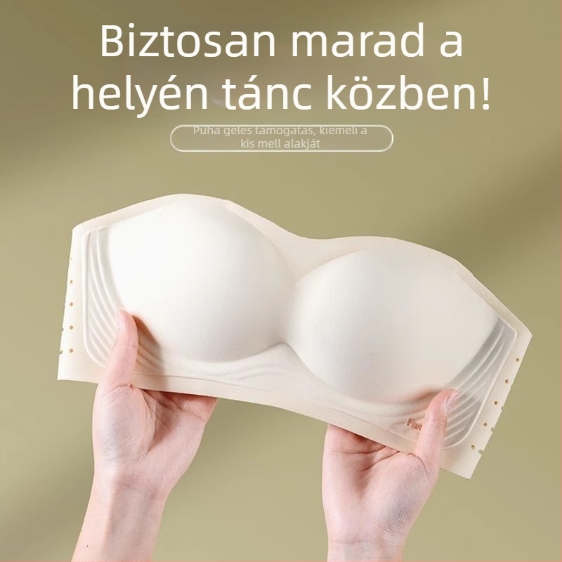 Nyári váll nélküli top fehérnemű - lélegző, csúszásmentes, kényelmes, oldalsó tartás, hátvarrás nélküli