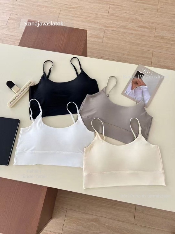 Váll nélküli csőtop keresztpántokkal, 3/4-es kosár, közepes formázott kosár, nylon, mellkas hossz, nyár 2024