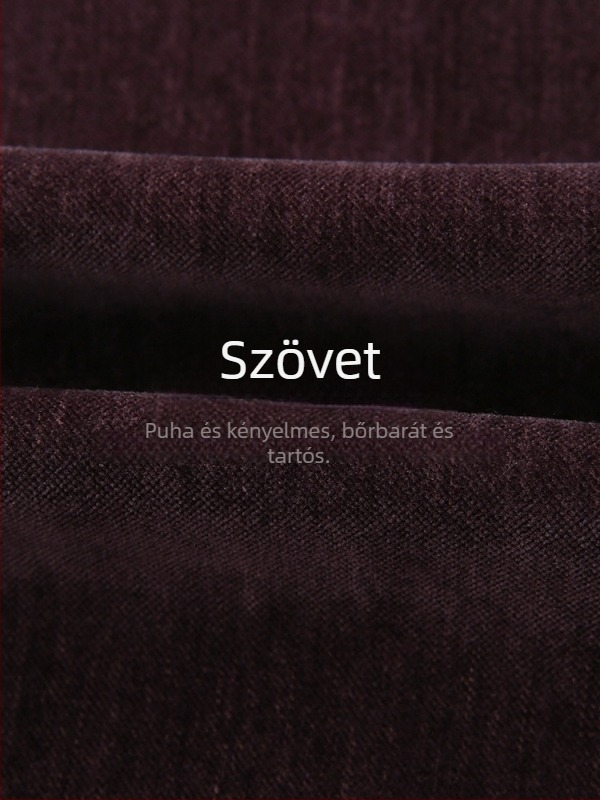 Plusz méretű női nadrág, egyenes szabás, hajtott szegéllyel, retro stílus, téli 2025