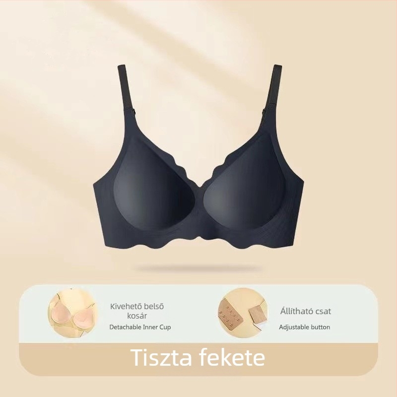 Női vezeték nélküli melltartó – ultra vékony, légáteresztő, kényelmes, könnyű sportos stílus, gyengéd lift és összegyűjtés, csőtop
