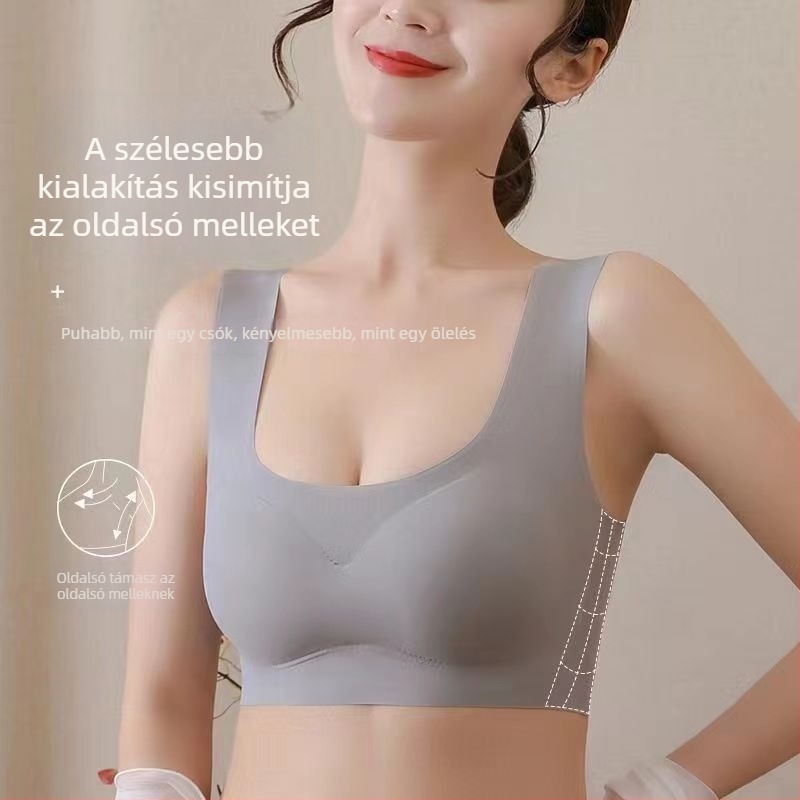 Varrás nélküli egydarabos csőtop melltartó plusz méretekhez, könnyű alváshoz és edzéshez