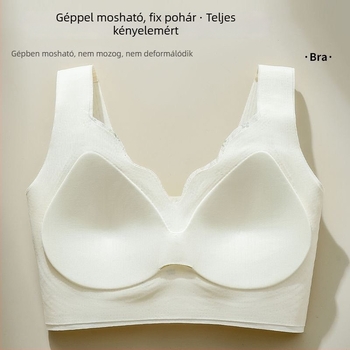 Nylon melltartó, kosár 3/4, vékony formázott kosár, lélegző felső támogatás