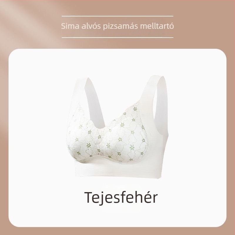 Nylon melltartó, kosár 3/4, vékony formázott kosár, lélegző felső támogatás