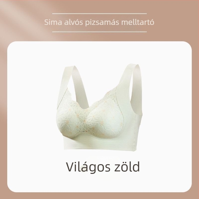 Nylon melltartó, kosár 3/4, vékony formázott kosár, lélegző felső támogatás
