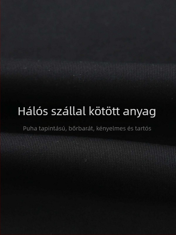 Női egyenes szabású nadrág pamutból, elasztikus derekú húzózsinórral, mikroelasztikus anyag, bokáig érő hossz, 2024 tél