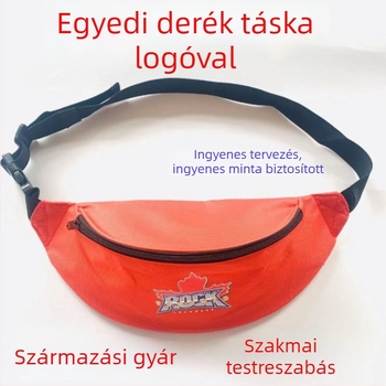 Sport deréktáska – Oxford anyag, légáteresztő és vízálló, ultrakönnyű, bővíthető kapacitás; uniszex; övcsatával; logónyomás lehetséges