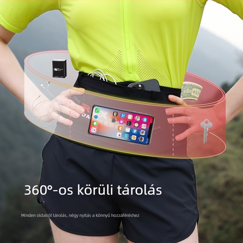 Golovejoy Sport derékpánt táska - nylon, poliészter bélés, tehercsökkentés, uniszex, szabadtéri sportok