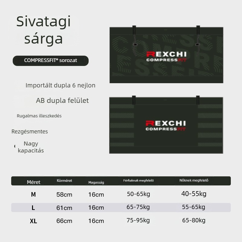 Golovejoy Sport derékpánt táska - nylon, poliészter bélés, tehercsökkentés, uniszex, szabadtéri sportok