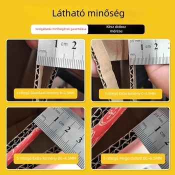 Badminton ütő kartondoboz csomagoláshoz
