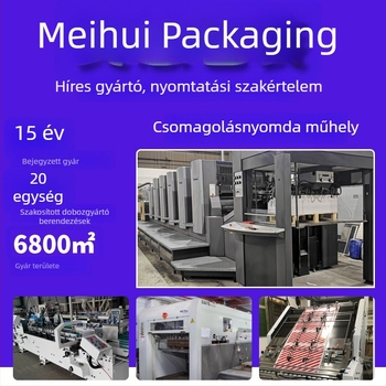 Színes cipzáras kartondoboz ruházati és kozmetikai termékekhez, egyedi hullámkarton csomagolás, színes nyomtatással