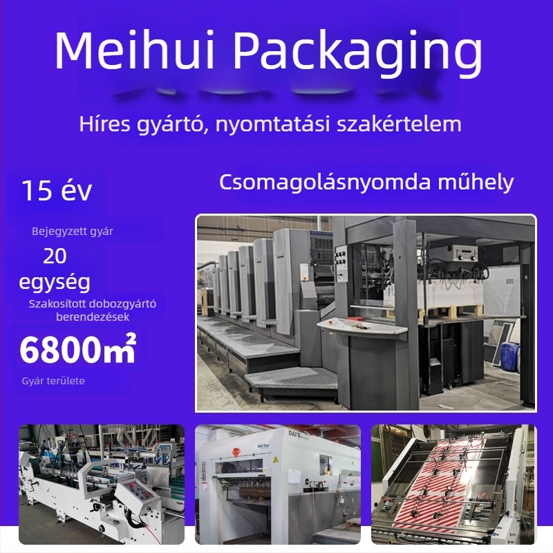 Színes cipzáras kartondoboz ruházati és kozmetikai termékekhez, egyedi hullámkarton csomagolás, színes nyomtatással