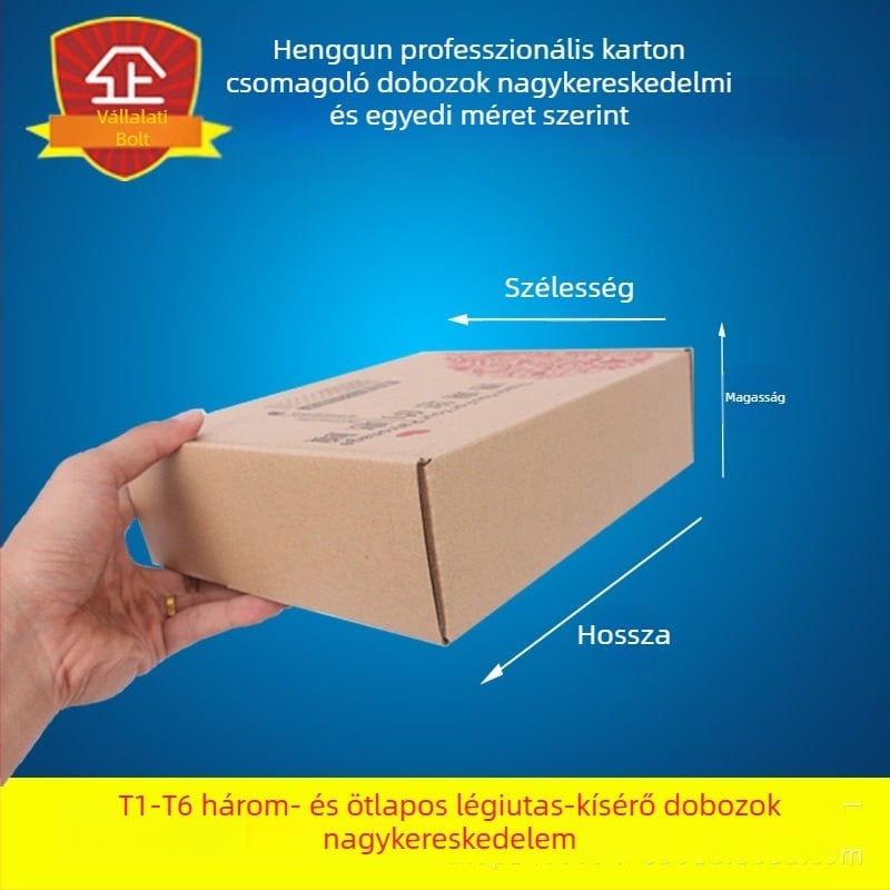 Repülőgép kartondoboz, hullámkarton, 3,5 mm vastagság, A9A keménység, teljesen automata gyártás