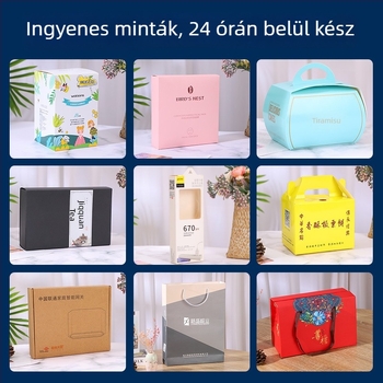 Összecsukható hullámkarton doboz, ragasztó nélküli zárás, nyomtatás nélküli, 1 mm-es tolerancia