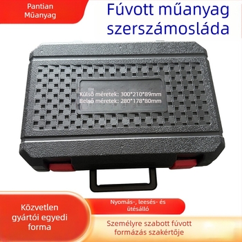 Fúvott formázású szerszámtartó műanyagból, testre szabható, teherbírás 20, gyártási folyamat: fúvott formázás