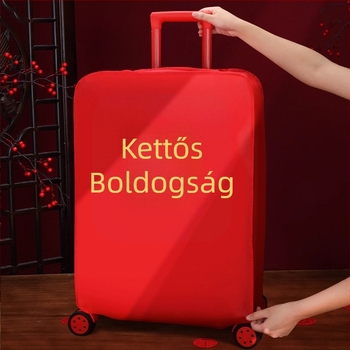 Bőröndhuzat – városi minimalist stílus, geometriai minta, légáteresztő, 2024 téli megjelenés