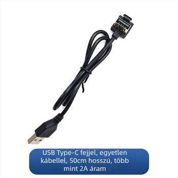 USB töltőkábel poggyászhoz kettős kimenettel, utazáshoz