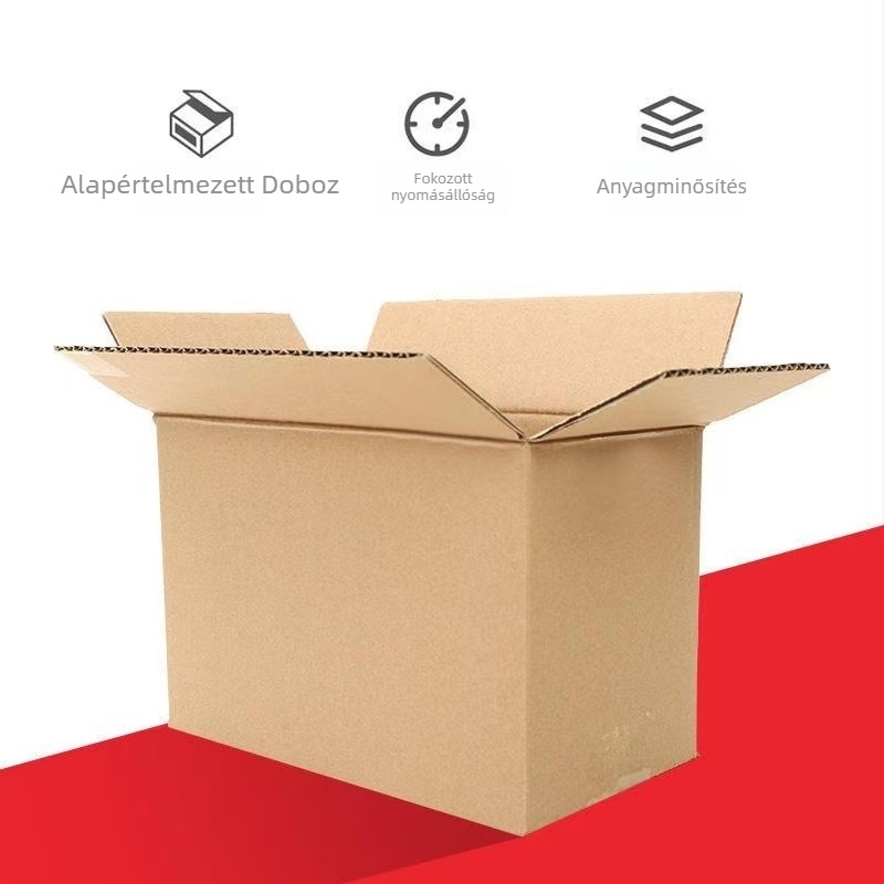 Lapos doboz hullámkartonból — 5 mm vastagság, 230 g/m², ötrétegű kemény karton