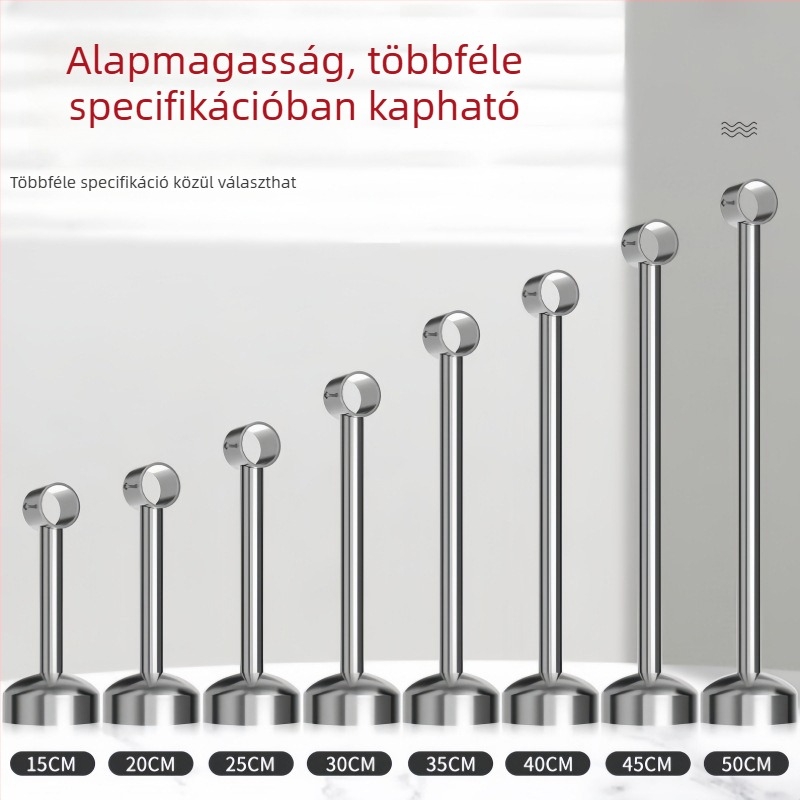 Szélálló 304 rozsdamentes acél balkon ruhaszárító rúd, felső rögzítésű, hullám mintázatú ruhatároló, egycsöves, otthoni használatra