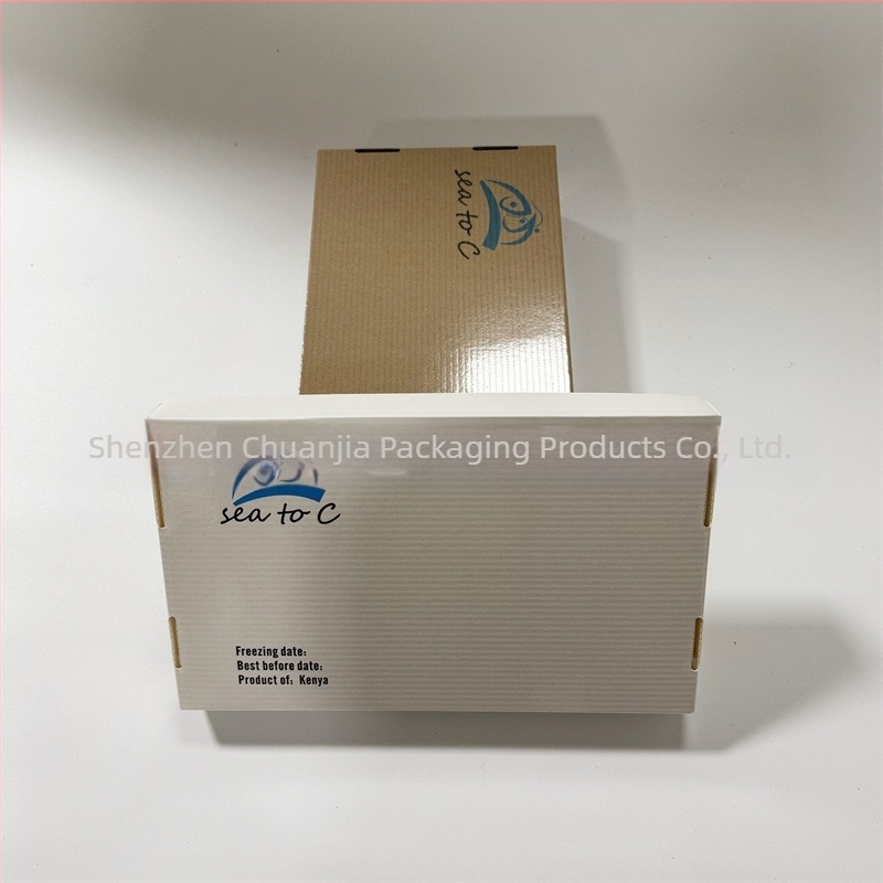 Összehajtható kartondoboz, vízálló és nedvességálló, hullámkartonból, 5-ös vastagság, extra kemény