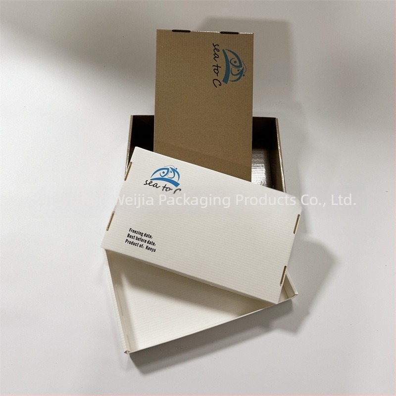 Összehajtható kartondoboz, vízálló és nedvességálló, hullámkartonból, 5-ös vastagság, extra kemény