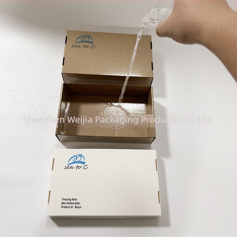 Összehajtható kartondoboz, vízálló és nedvességálló, hullámkartonból, 5-ös vastagság, extra kemény