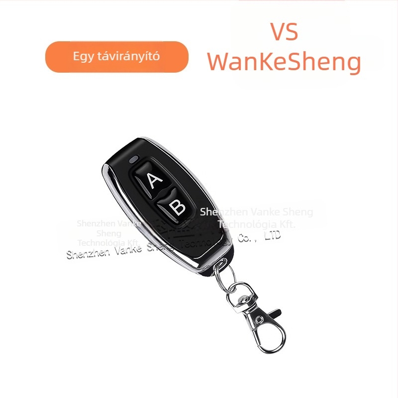 12V vezeték nélküli távvezérlő kapcsoló, egycsatornás, 433 MHz, motorokhoz és világításhoz, -30°C-tól +60°C-ig