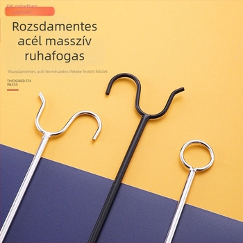 Hosszabbítható rozsdamentes acél ruhaszárító rúd otthoni használatra
