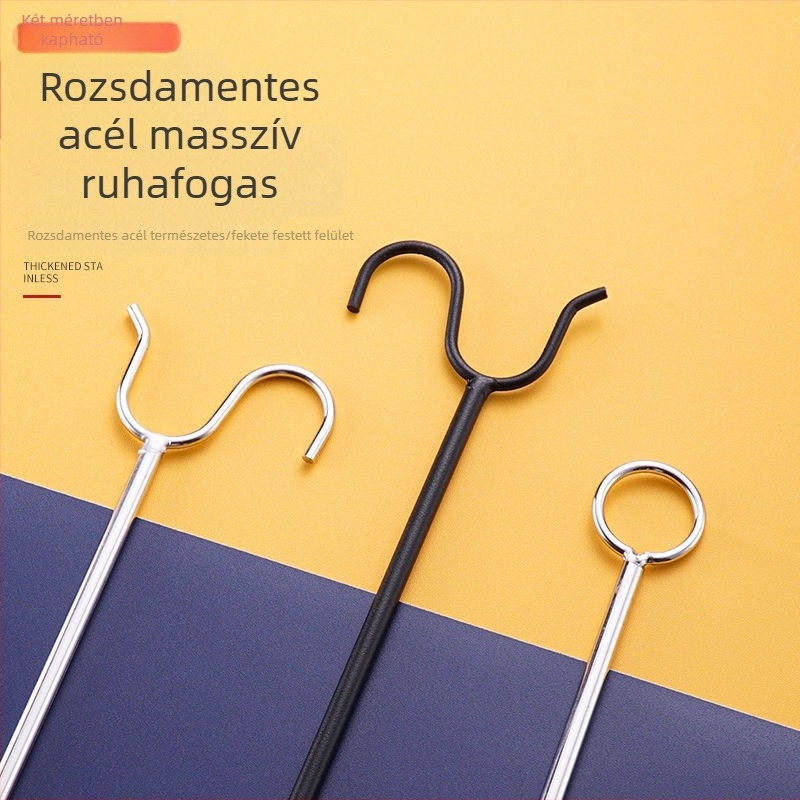 Hosszabbítható rozsdamentes acél ruhaszárító rúd otthoni használatra