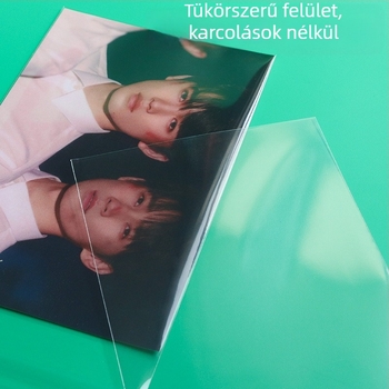 PP polipropilén kijelzőtasak kártyák és fényképek számára; forma négyzet/téglalap; terméktípus: spot goods; felhasználás: ajándékcsomagolás, általános csomagolás, mindennapi kellékek csomagolása; tolerancia 1–2 mm