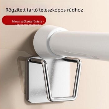 Fúrás nélküli akasztó- és tartómegoldás konyhai szekrényekhez, vágódeszka tartó, teleszkópos rúd, fazékfedő tartó, vágódeszka tároló, mosogató szervező