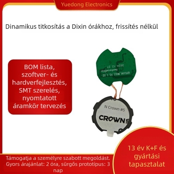 Okosóra vezeték nélküli töltés PCBA, Modell YD0233, Mágneses Rögzítési Megoldás, 9 A / 2 V Bemenet, Kapacitás 1000