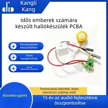 Fejre helyezhető Bluetooth fülhallgató PCBA, JieLi AC6955F modell, 5V/300mA, hallókészülékekhez