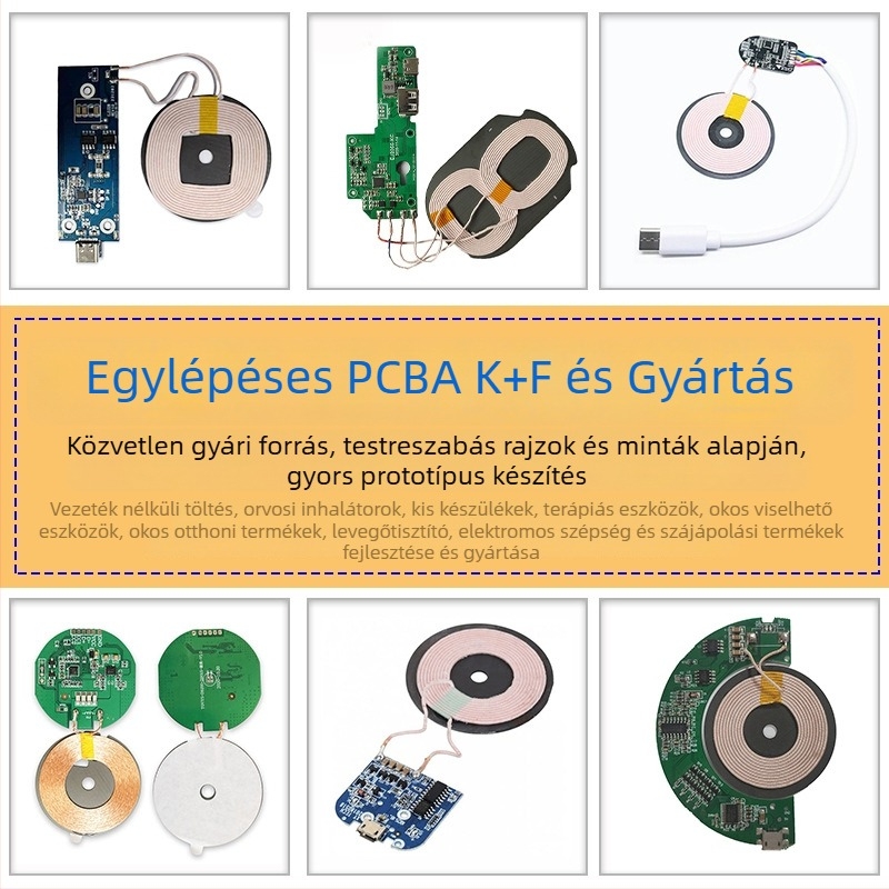 65W vezeték nélküli töltő modul PCBA-val motorkerékpárokhoz – fejlesztő készlet