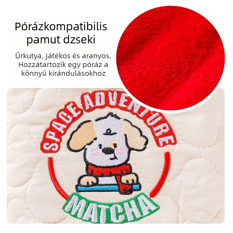 Őszi–téli Teddy mellény kis- és közepes méretű kutyáknak, Teddy Bichon hám mellény fleece béléssel
